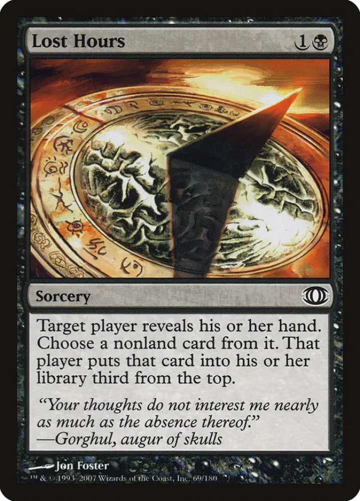 Lost Hours [Future Sight] - MTG Single