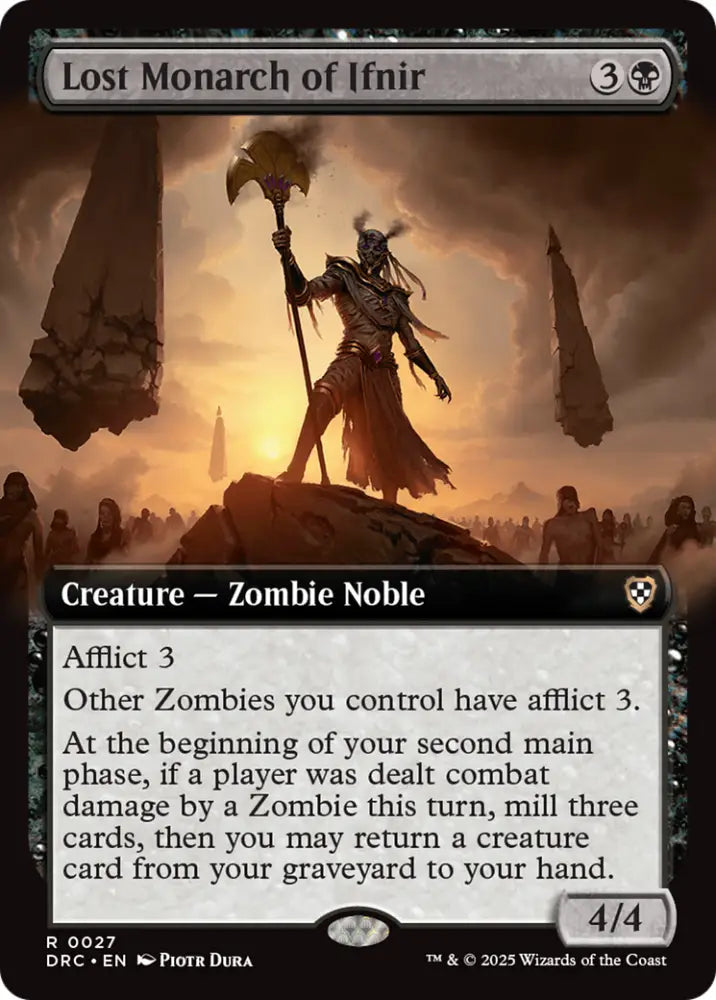 Lost Monarch of Ifnir (Extended Art) [Aetherdrift Commander] - MTG Single