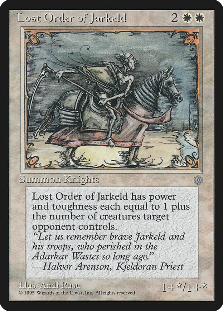 Lost Order of Jarkeld [Ice Age] - MTG Single