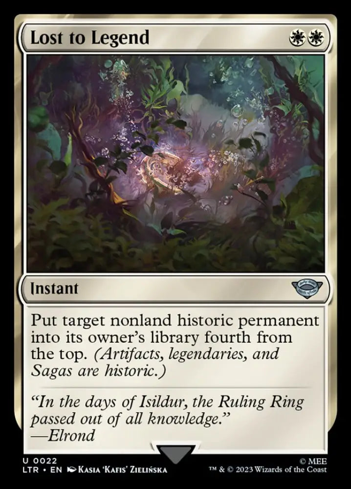Lost to Legend [The Lord of the Rings: Tales of Middle-Earth] - MTG Single