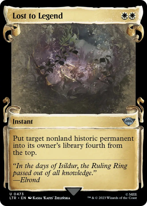 Lost to Legend [The Lord of the Rings: Tales of Middle-Earth Showcase Scrolls] - MTG Single
