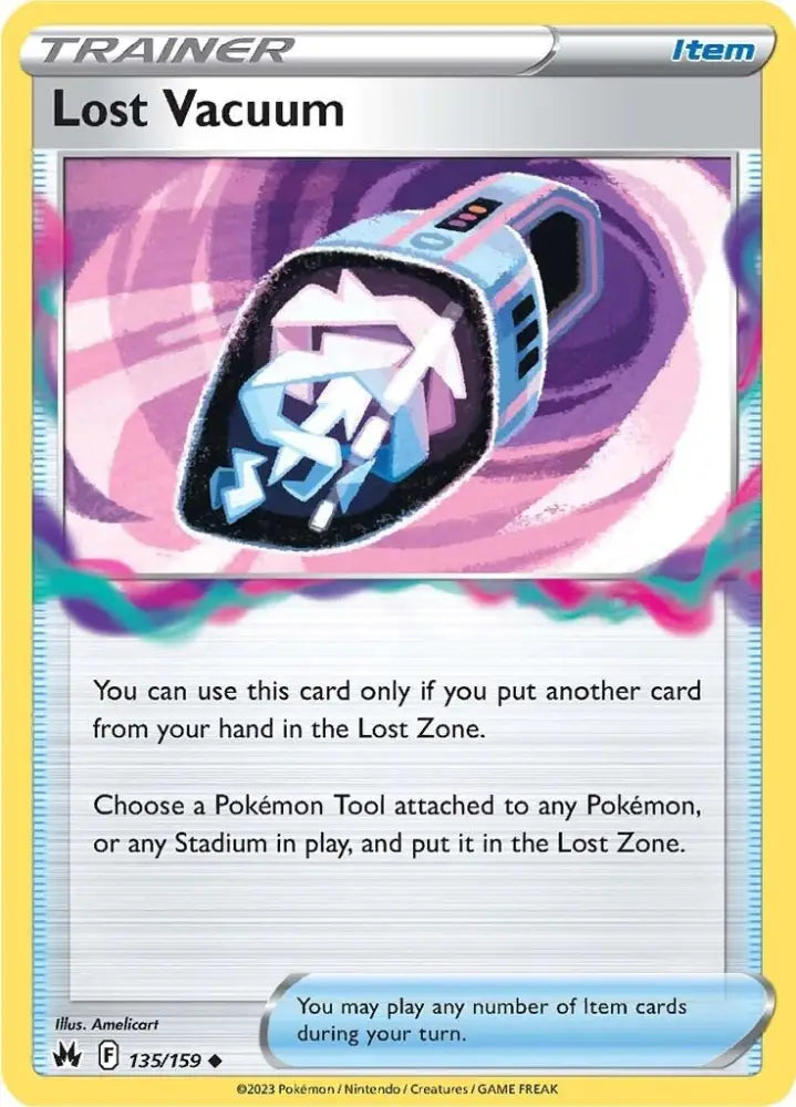 Lost Vacuum (135/159) [Sword & Shield: Crown Zenith] - Pokemon Single