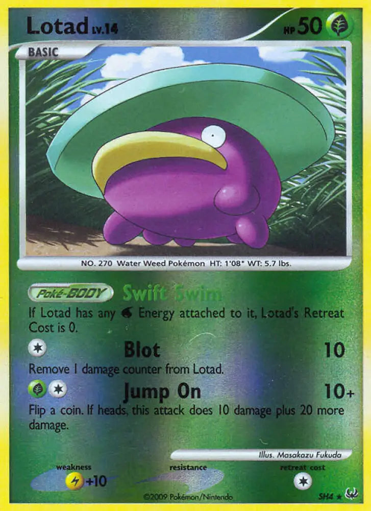 Lotad (SH4) [Platinum: Base Set] - Pokemon Single