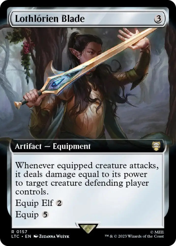 Lothlorien Blade (Extended Art) [The Lord of the Rings: Tales of Middle-Earth Commander] - MTG Single