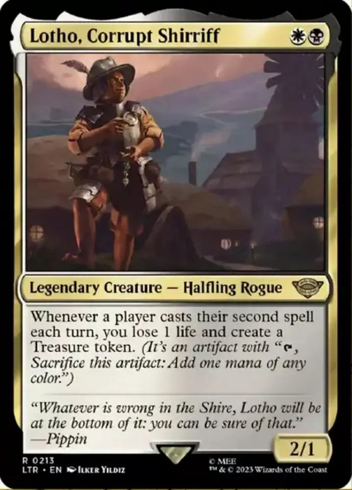 Lotho Corrupt Shirriff [The Lord of the Rings: Tales of Middle-Earth] - MTG Single