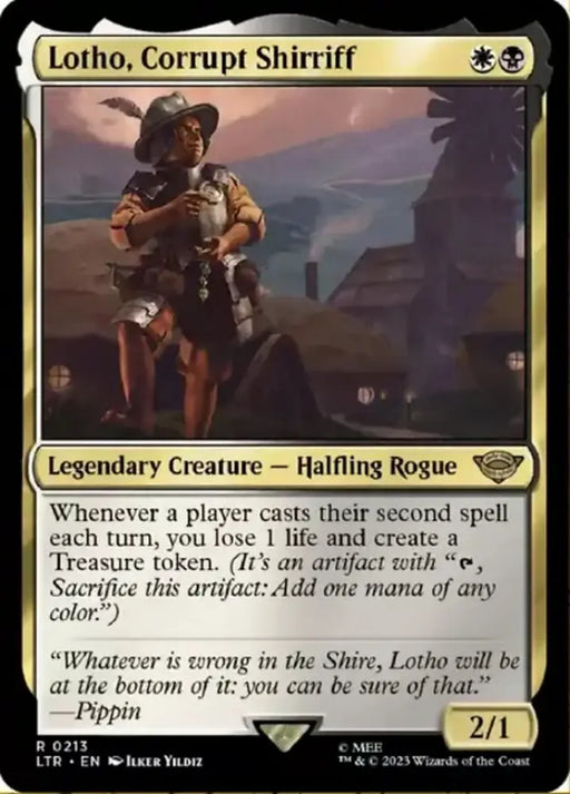 Lotho Corrupt Shirriff [The Lord of the Rings: Tales of Middle-Earth] - MTG Single