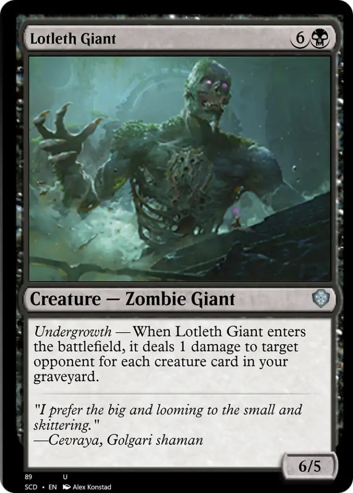 Lotleth Giant [Starter Commander Decks] - MTG Single