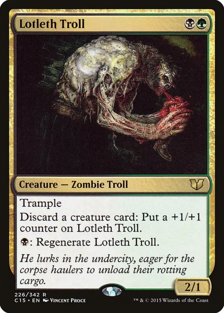 Lotleth Troll [Commander 2015] - MTG Single