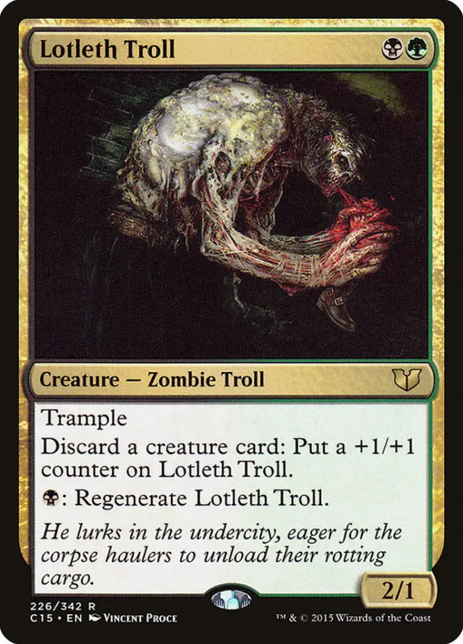 Lotleth Troll [Commander 2015] - MTG Single