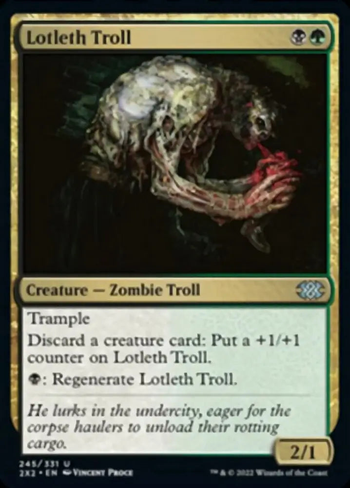 Lotleth Troll [Double Masters 2022] - MTG Single