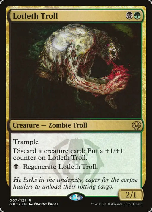 Lotleth Troll [Guilds of Ravnica Guild Kit] - MTG Single