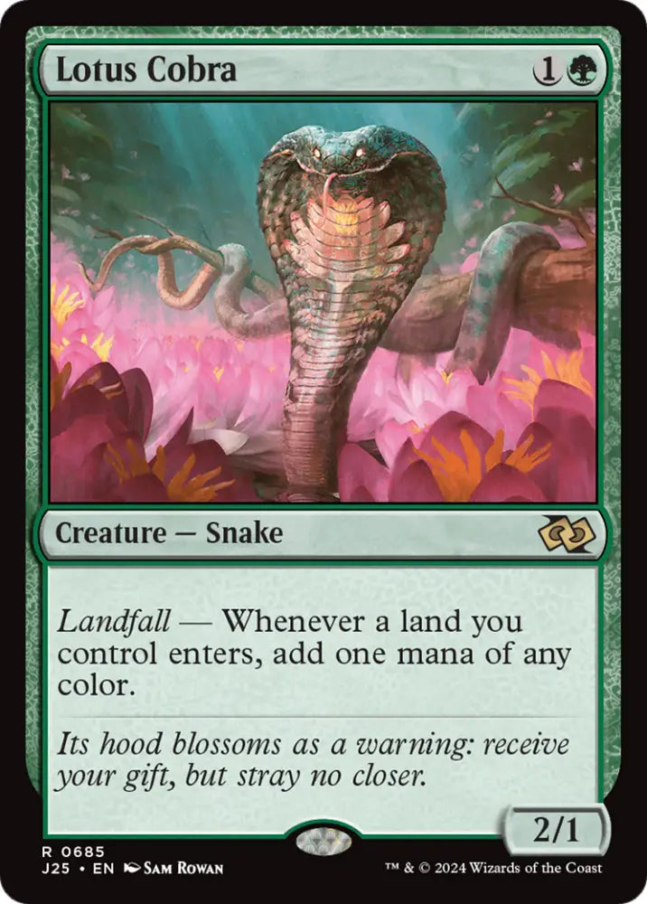 Lotus Cobra [Foundations Jumpstart] - MTG Single
