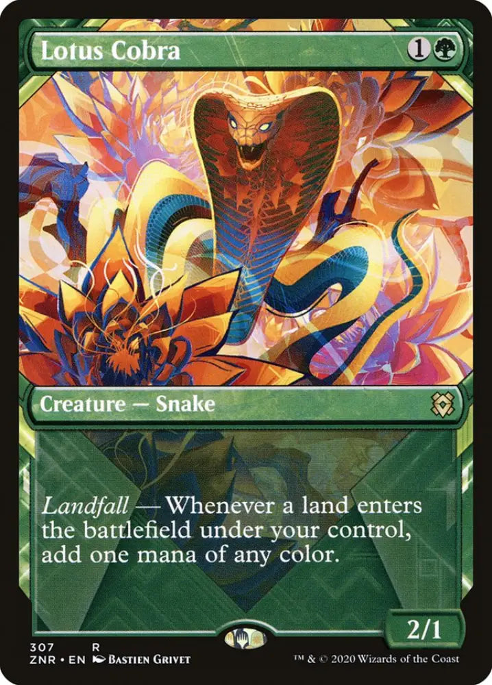 Lotus Cobra (Showcase) [Zendikar Rising] - MTG Single