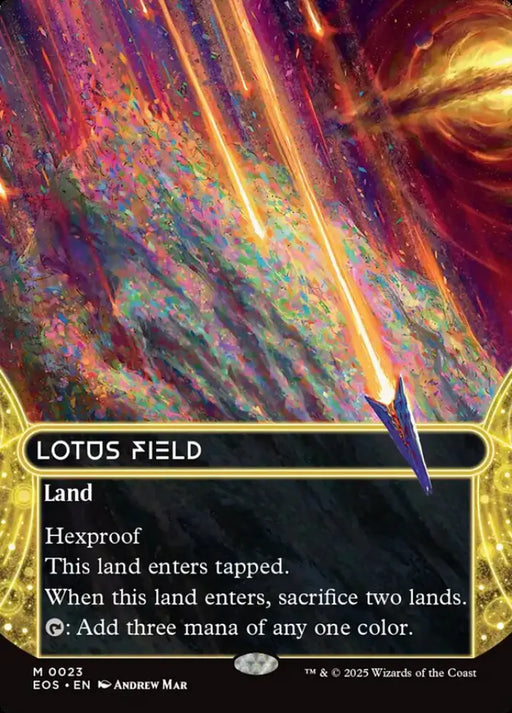 Lotus Field (0023) (Borderless) [Edge of Eternities: Stellar Sights] - MTG Single