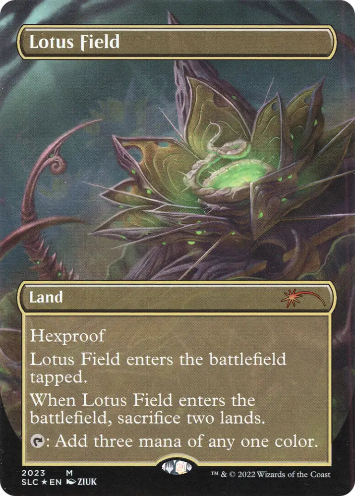 Lotus Field (Borderless) [Secret Lair 30th Anniversary Countdown Kit] - MTG Single