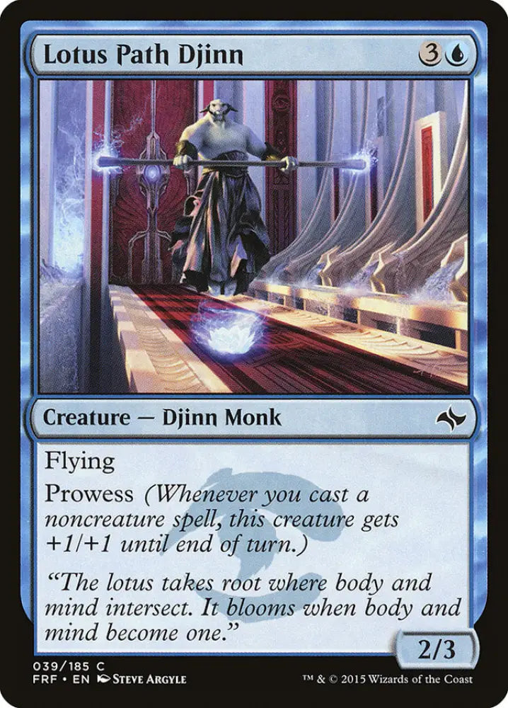 Lotus Path Djinn [Fate Reforged] - MTG Single
