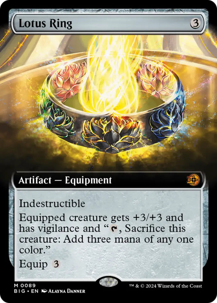 Lotus Ring (Extended Art) [Outlaws of Thunder Junction: The Big Score] - MTG Single