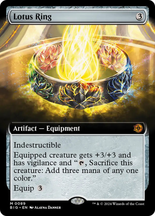 Lotus Ring (Extended Art) [Outlaws of Thunder Junction: The Big Score] - MTG Single
