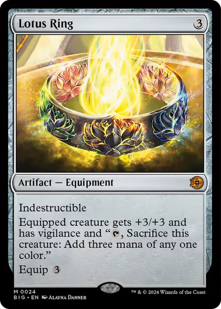 Lotus Ring [Outlaws of Thunder Junction: The Big Score] - MTG Single