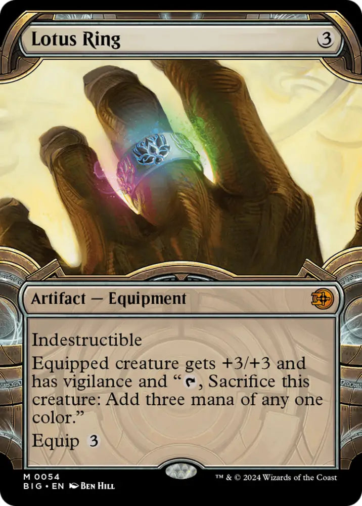 Lotus Ring (Showcase) [Outlaws of Thunder Junction: The Big Score] - MTG Single