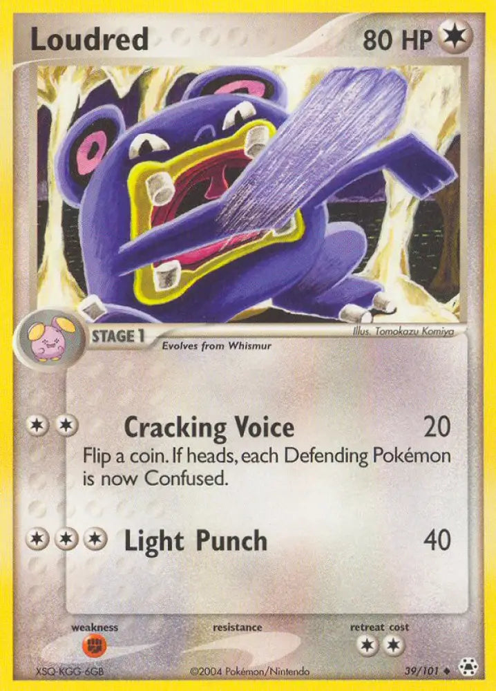 Loudred (39/101) [EX: Hidden Legends] - Pokemon Single