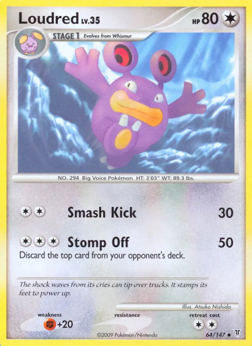 Loudred (64/147) [Platinum: Supreme Victors] - Pokemon Single