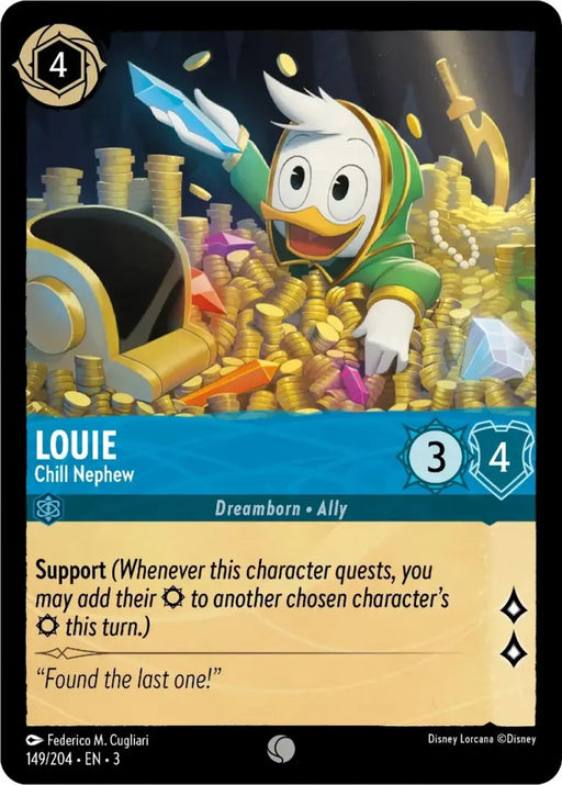 Louie - Chill Nephew (149/204) [Into the Inklands] - Lorcana Single