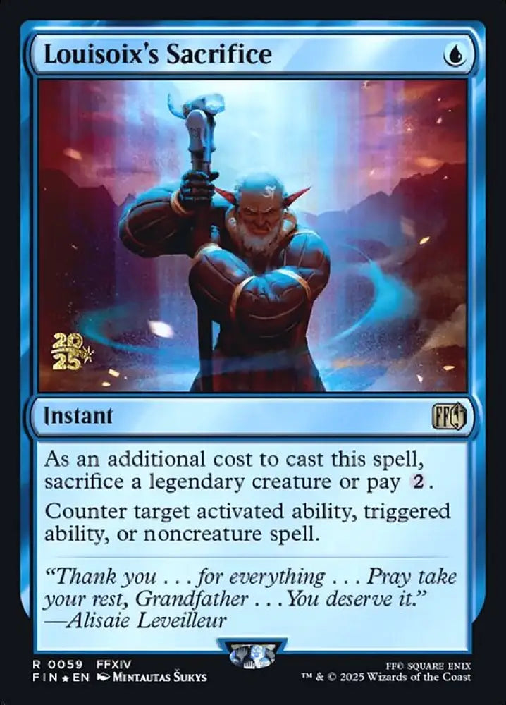 Louisoix's Sacrifice (59s) [Final Fantasy Promos]