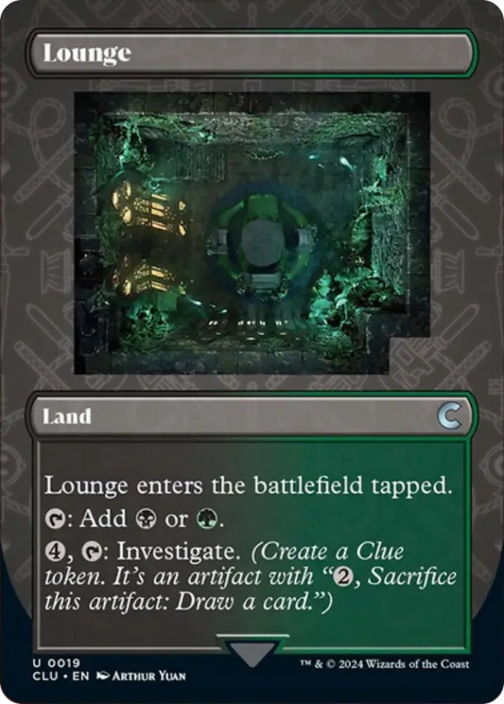 Lounge (Borderless) [Ravnica: Clue Edition] - MTG Single