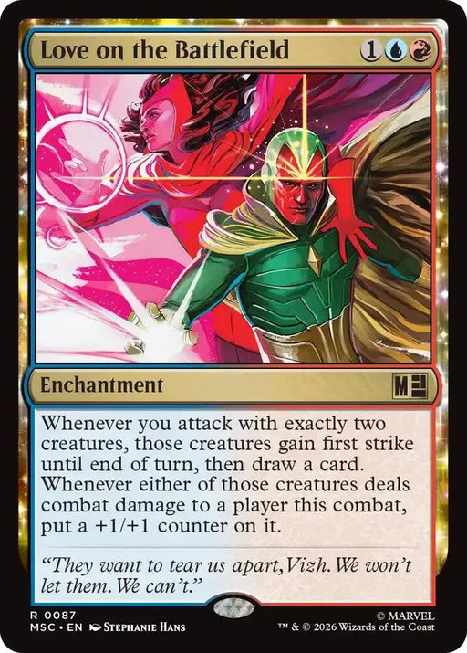 Love on the Battlefield (Surge Foil) (87) [Marvel Super Heroes Commander]