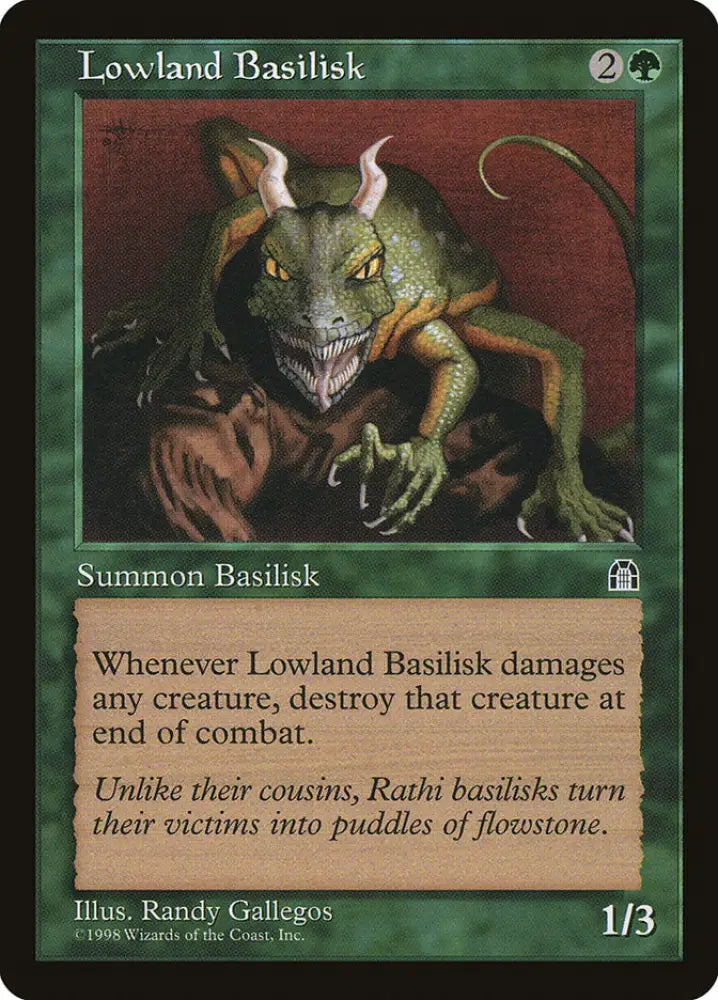 Lowland Basilisk [Stronghold] - MTG Single