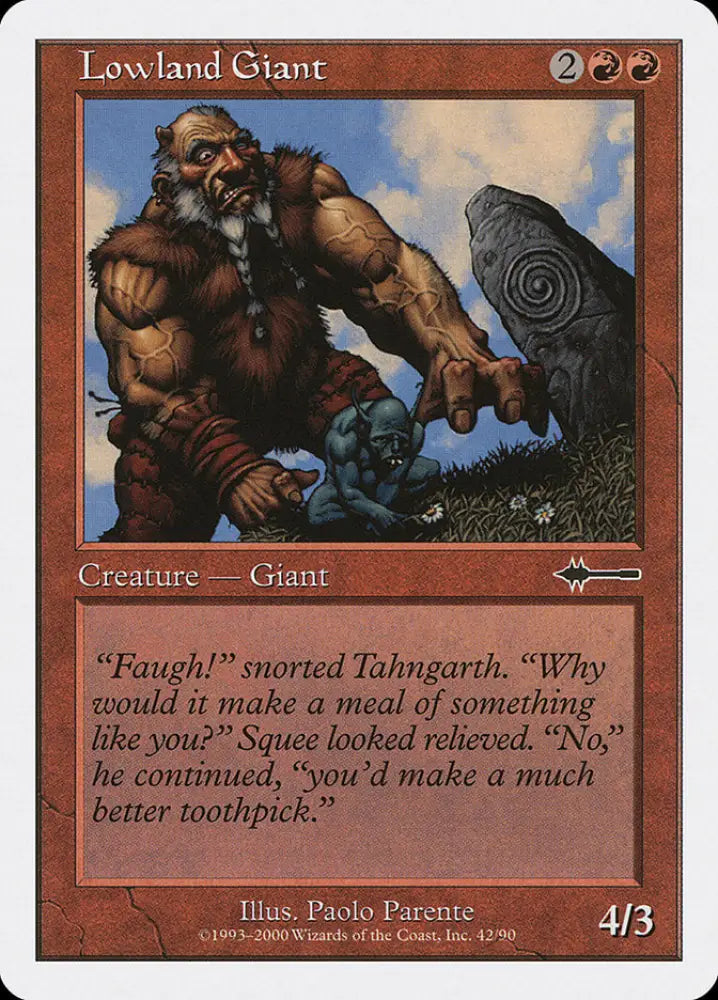Lowland Giant [Beatdown] - MTG Single