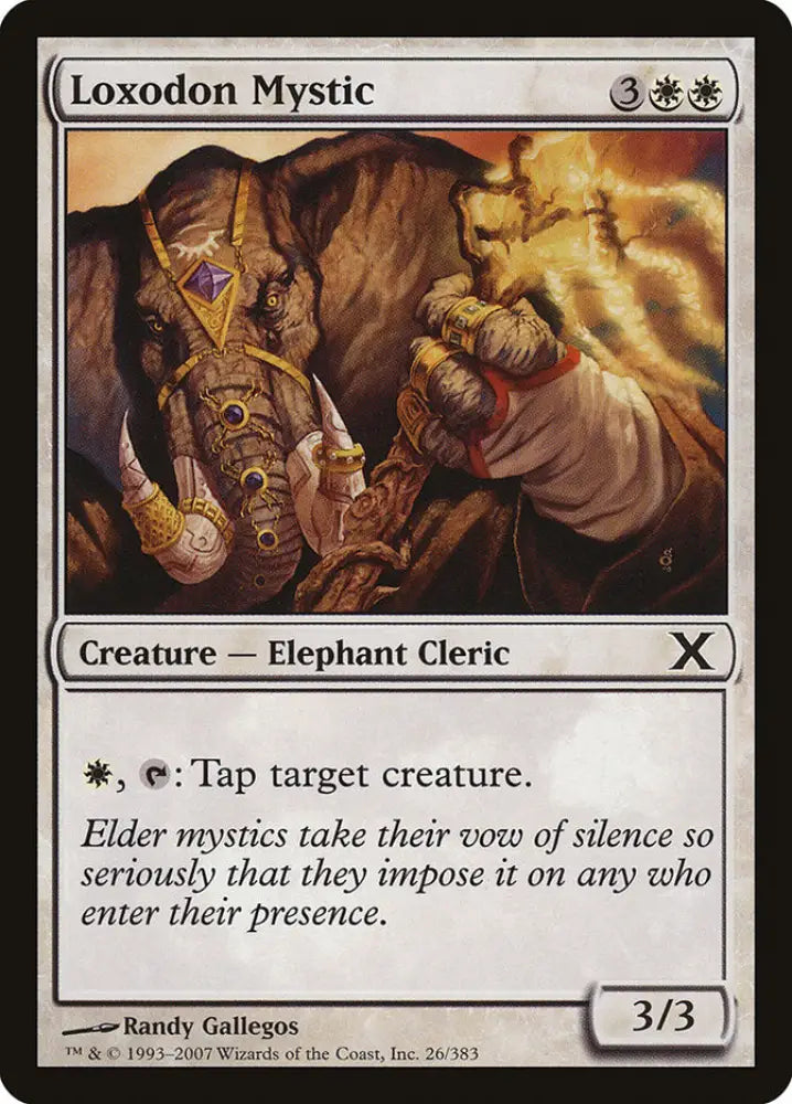 Loxodon Mystic [Tenth Edition] - MTG Single