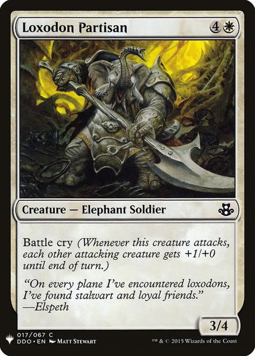 Loxodon Partisan [Mystery Booster] - MTG Single