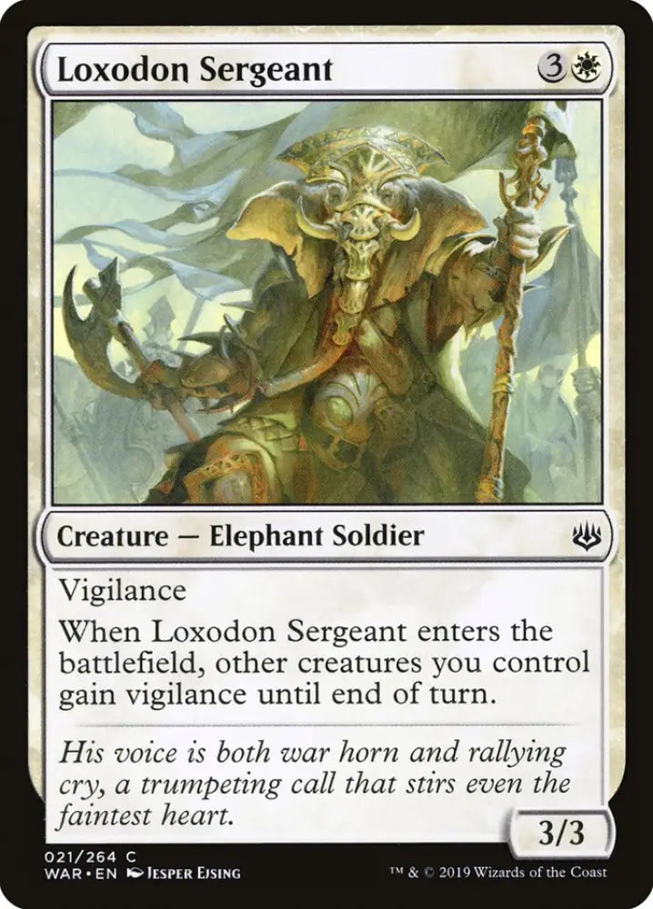 Loxodon Sergeant [War of the Spark] - MTG Single