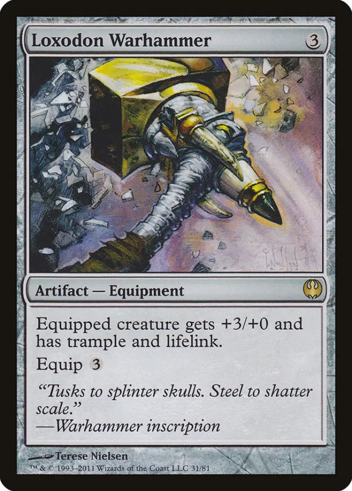 Loxodon Warhammer [Duel Decks: Knights vs. Dragons] - MTG Single