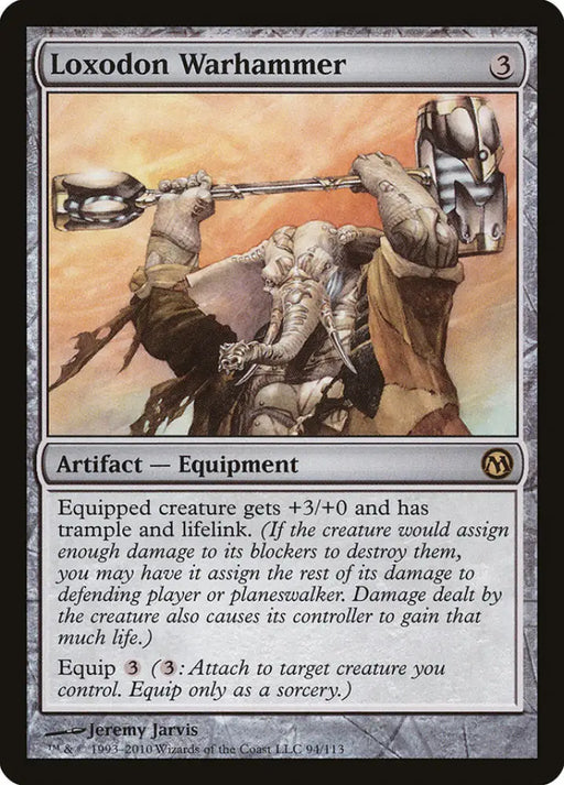 Loxodon Warhammer [Duels of the Planeswalkers] - MTG Single