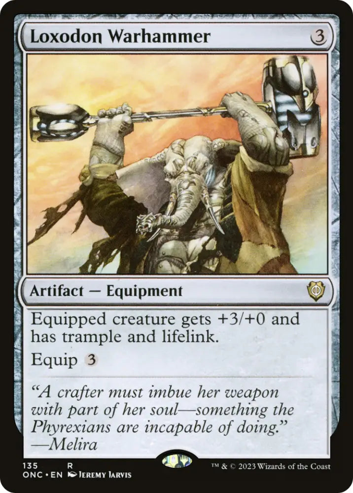 Loxodon Warhammer [Phyrexia: All Will Be One Commander] - MTG Single