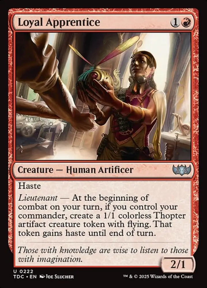Loyal Apprentice (222) [Tarkir: Dragonstorm Commander]