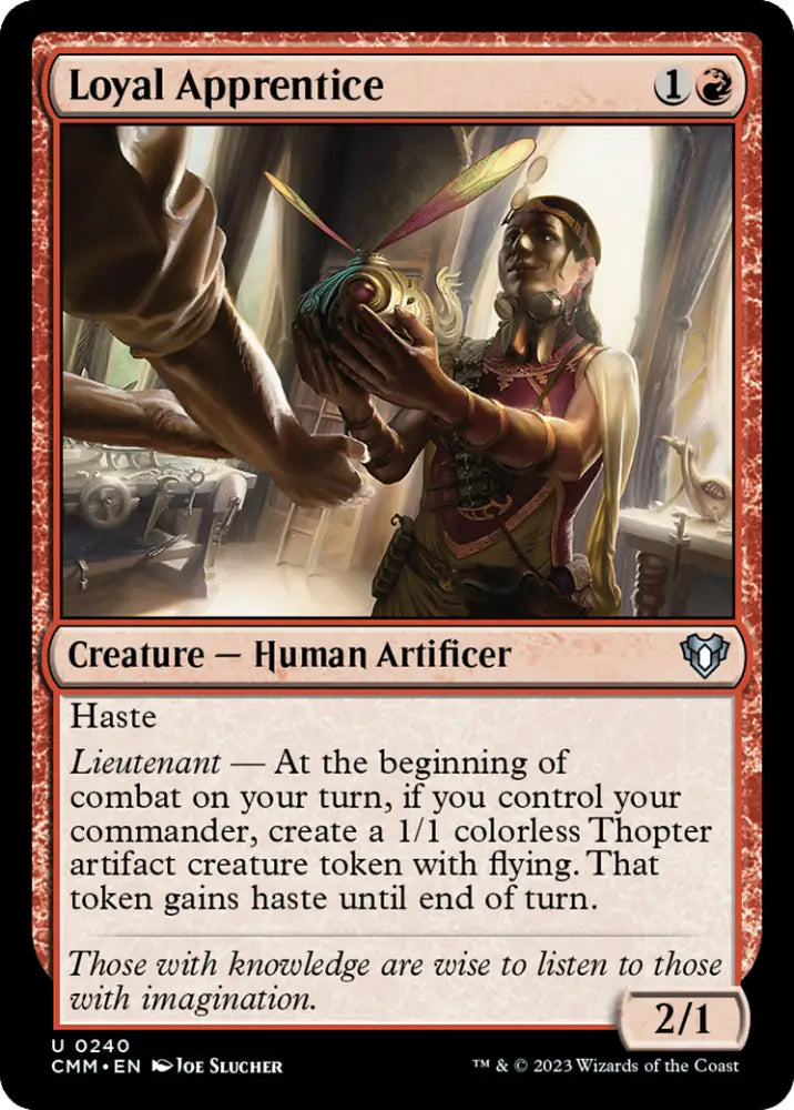 Loyal Apprentice [Commander Masters] - MTG Single