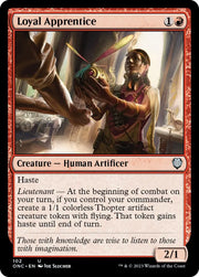 Loyal Apprentice [Phyrexia: All Will Be One Commander] - MTG Single