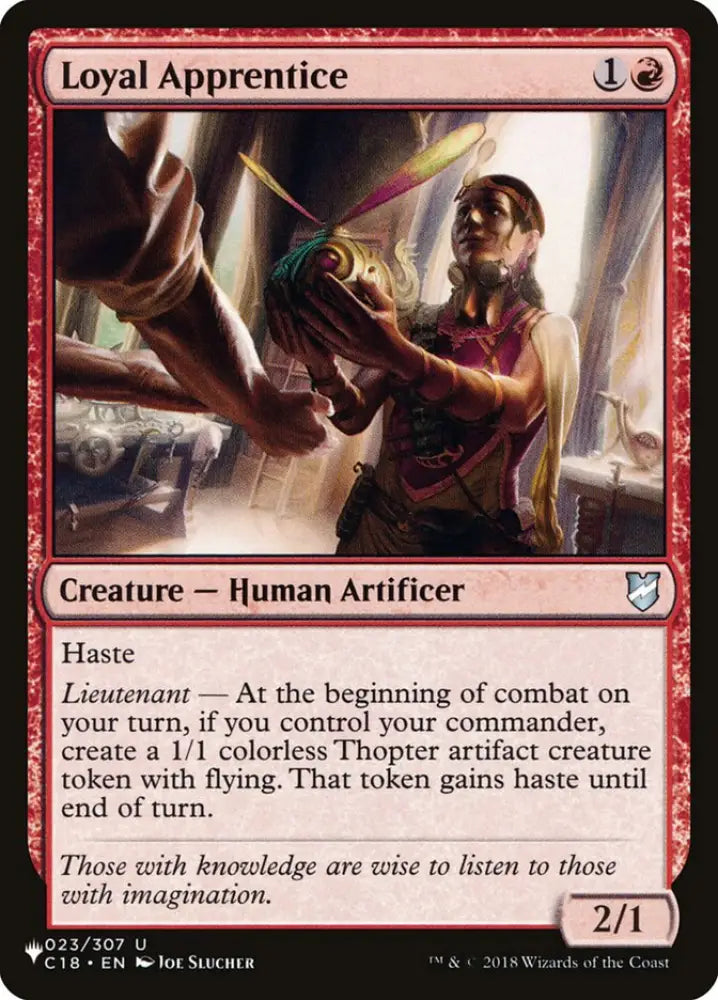Loyal Apprentice [The List] - MTG Single