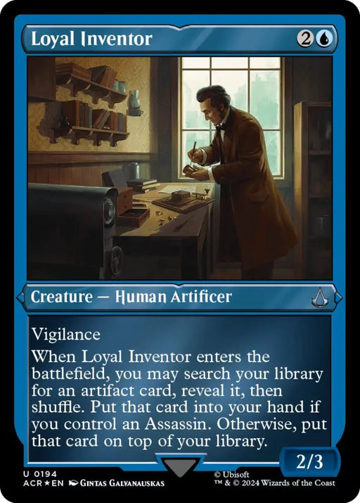 Loyal Inventor (Foil Etched) [Assassin’s Creed] - MTG Single