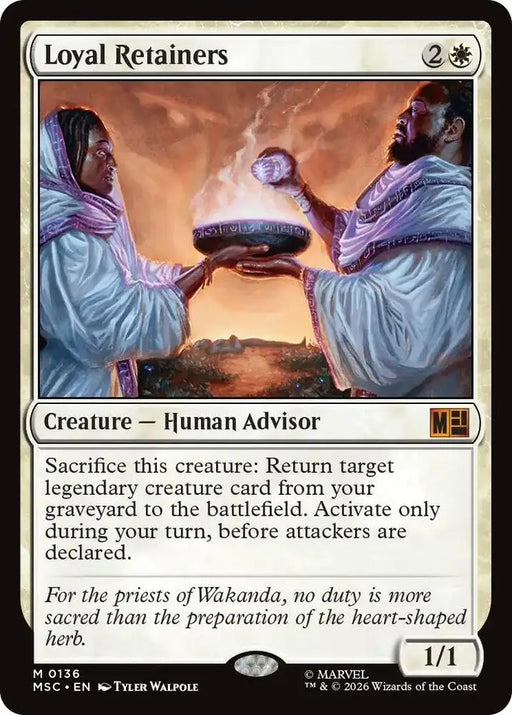 Loyal Retainers (Surge Foil) (136) [Marvel Super Heroes Commander]