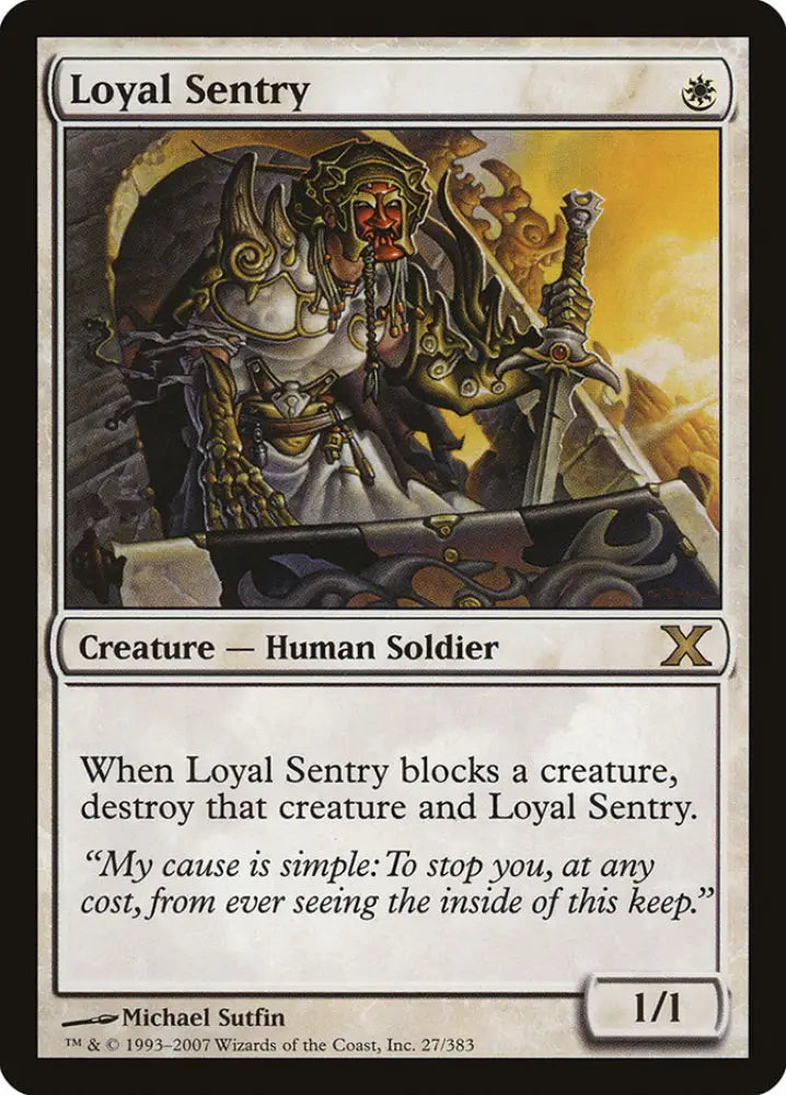 Loyal Sentry [Tenth Edition] - MTG Single