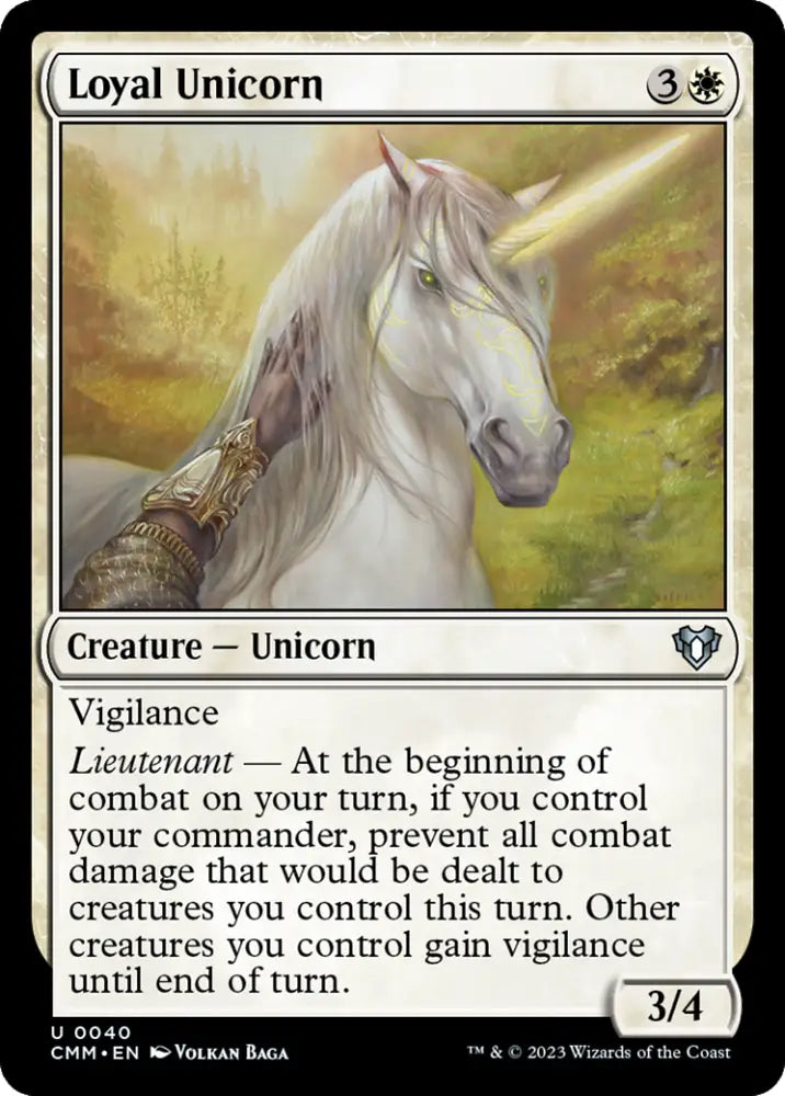 Loyal Unicorn [Commander Masters] - MTG Single