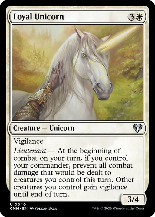 Loyal Unicorn [Commander Masters] - MTG Single