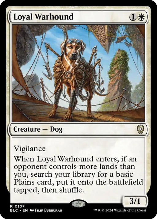 Loyal Warhound [Bloomburrow Commander] - MTG Single