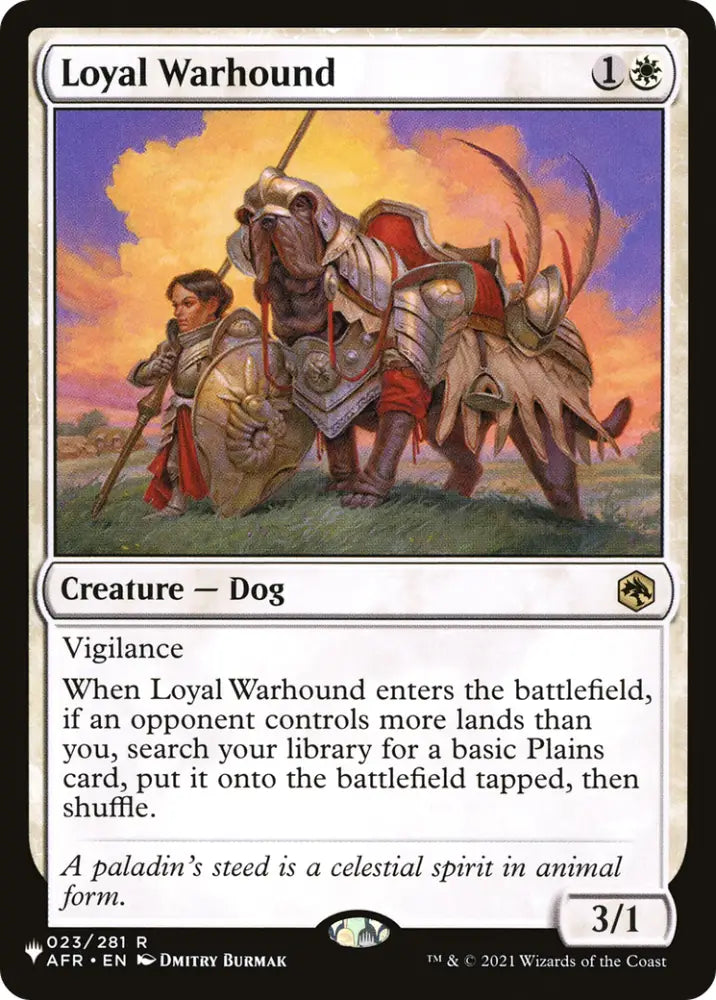 Loyal Warhound [The List] - MTG Single