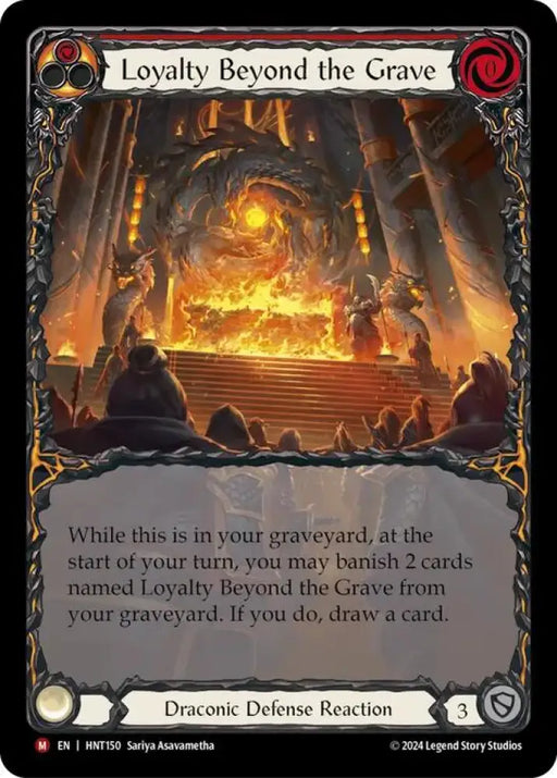 Loyalty Beyond the Grave (Extended Art) [The Hunted] Rainbow Foil - Flesh And Blood Single